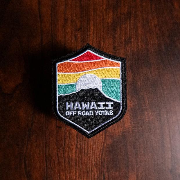 Hawaii Off Road Yotas Badge Iron On Patch