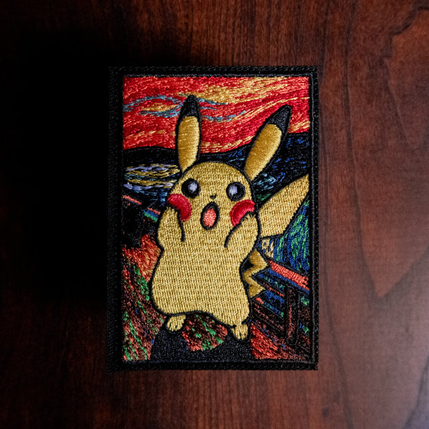 Scream Pikachu Patch