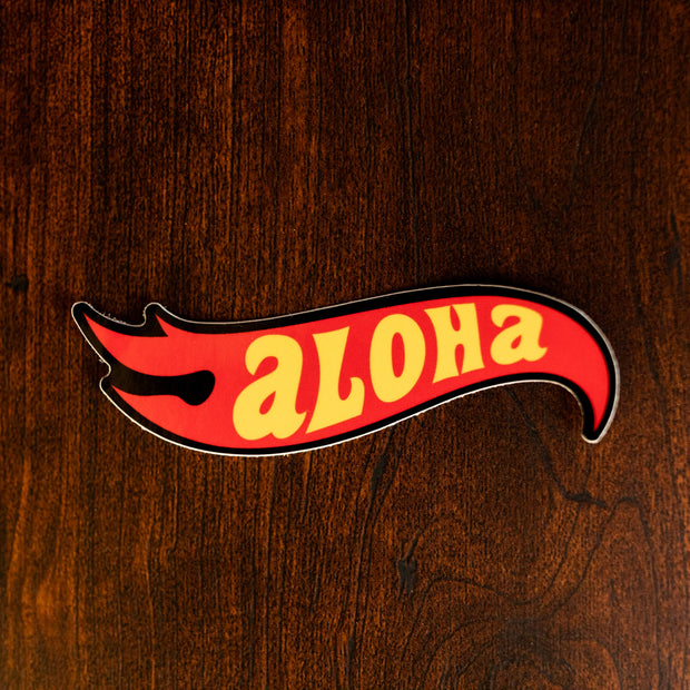 Hot Wheels Aloha Sticker