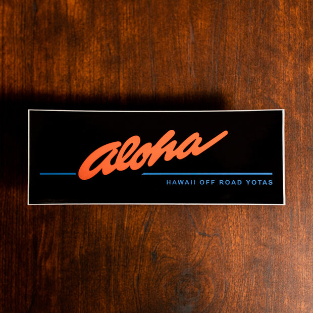 Fly Aloha Sticker
