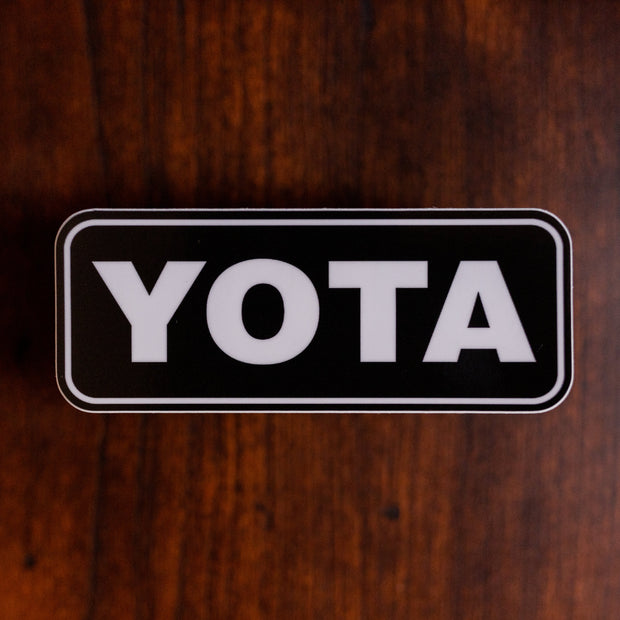 Yota Cooler Badge Sticker