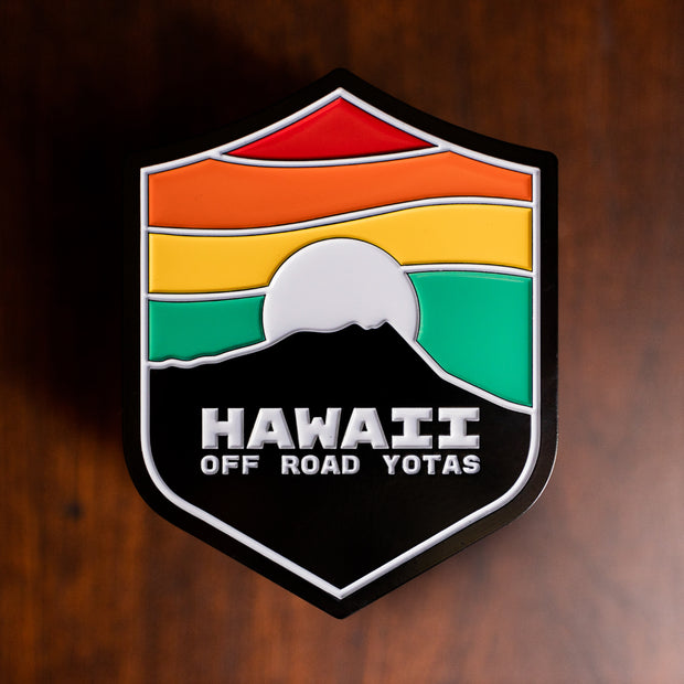 Hawaii Off Road Yotas Metal Badge
