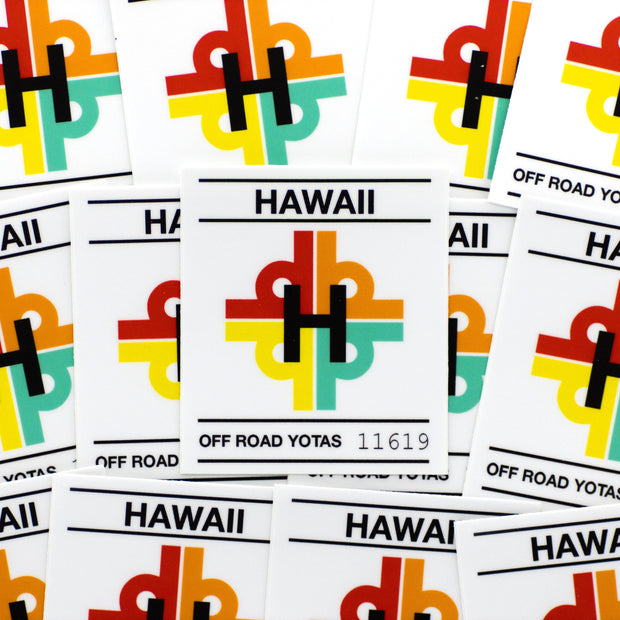 Hawaii Recon Sticker - Hawaii Off Road Yotas