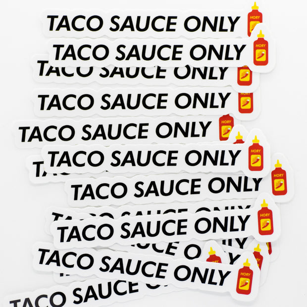 Taco Sauce Only Sticker - Hawaii Off Road Yotas