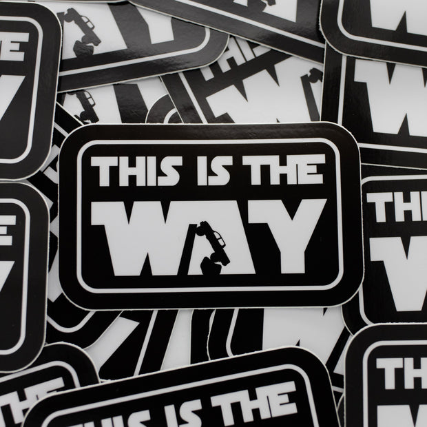 This Is The Way Off Road Mandalorian Sticker - Hawaii Off Road Yotas