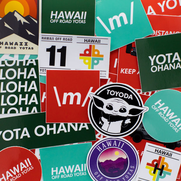 Da Mystery Sticker Bundle - Hawaii Off Road Yotas