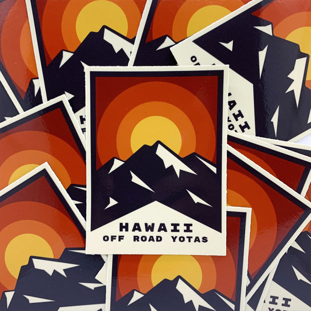 Mauna Kea Sticker - Hawaii Off Road Yotas
