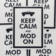 Keep Calm And Mod On Vinyl Decal - Hawaii Off Road Yotas
