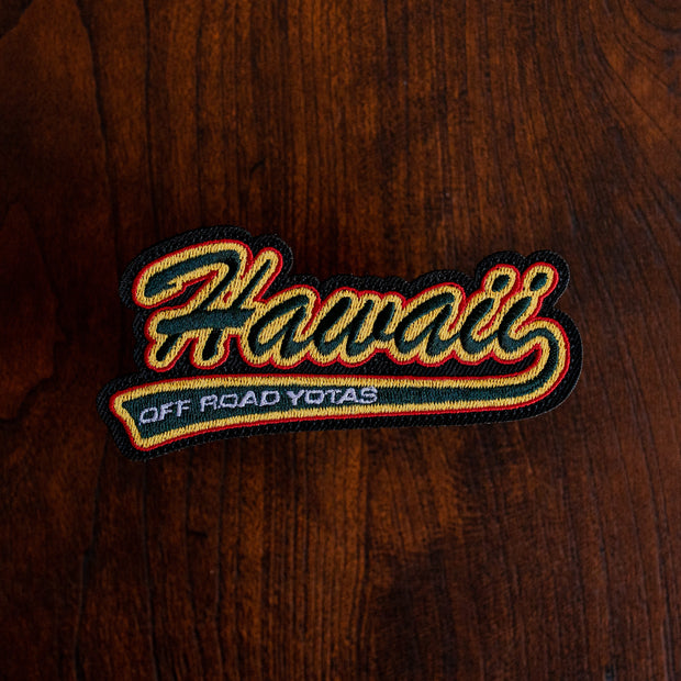 Retro Hawaii Off Road Yotas Patch V2