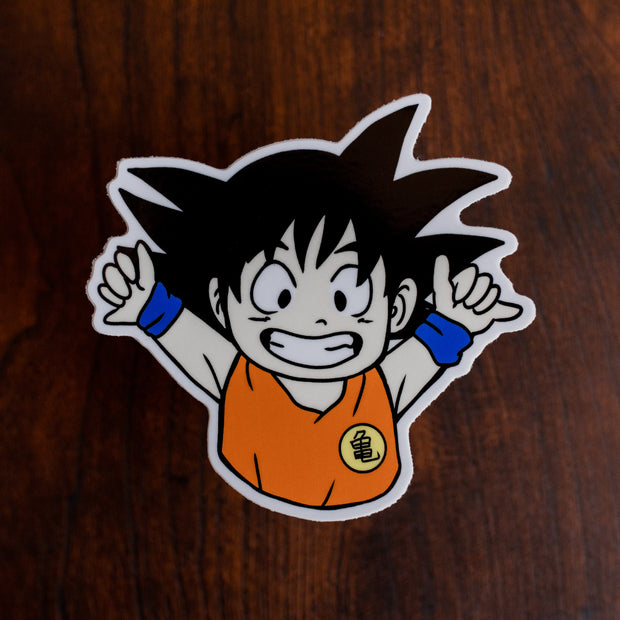 Kid Goku Shaka Sticker v1