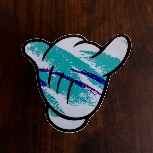 Retro Mickey Shaka Sticker