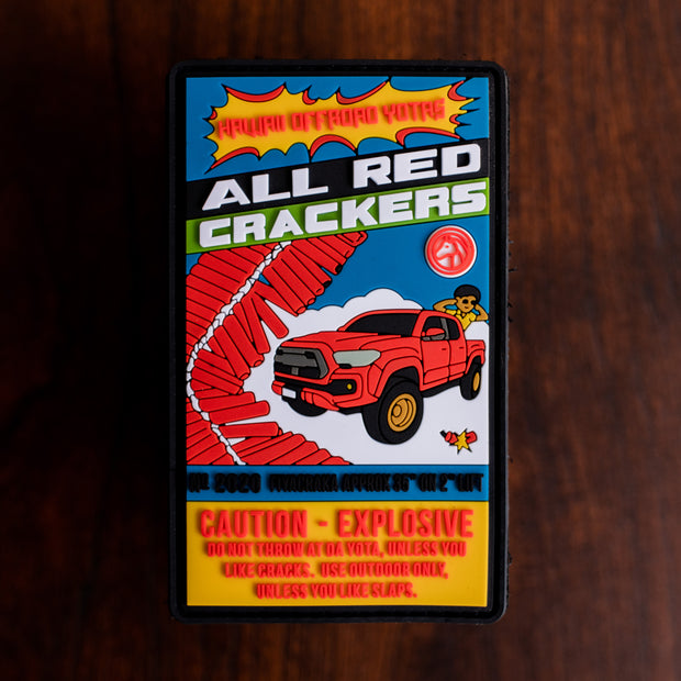 All Red Crackers Patch