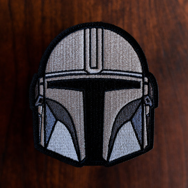 The Mandalorian Helmet Patch V1