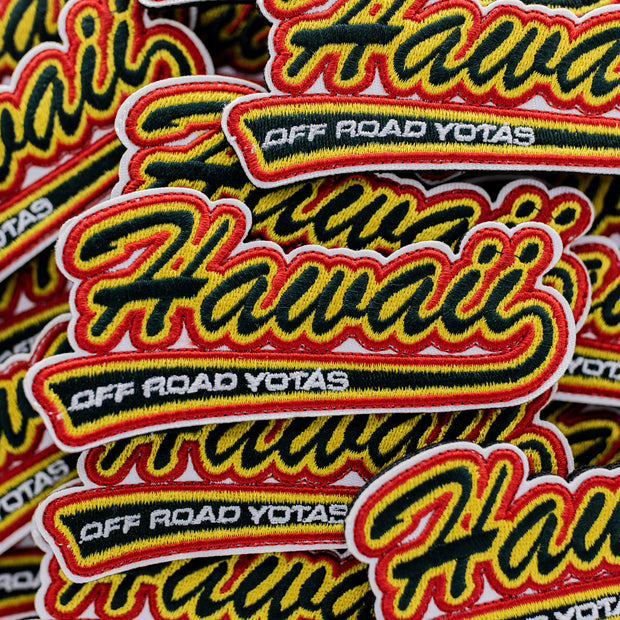 Retro Hawaii Off Road Yotas Patch V1